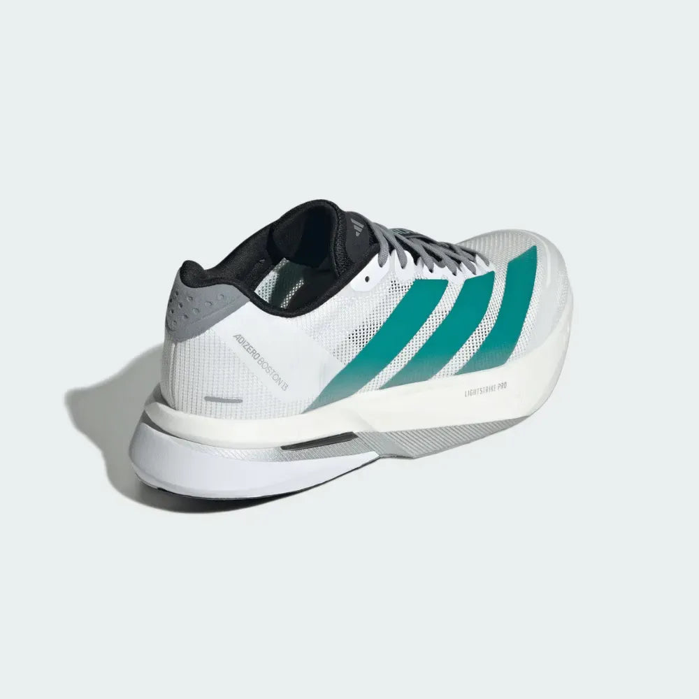 Adizero Boston 13 Cloud White Pure Teal Grey