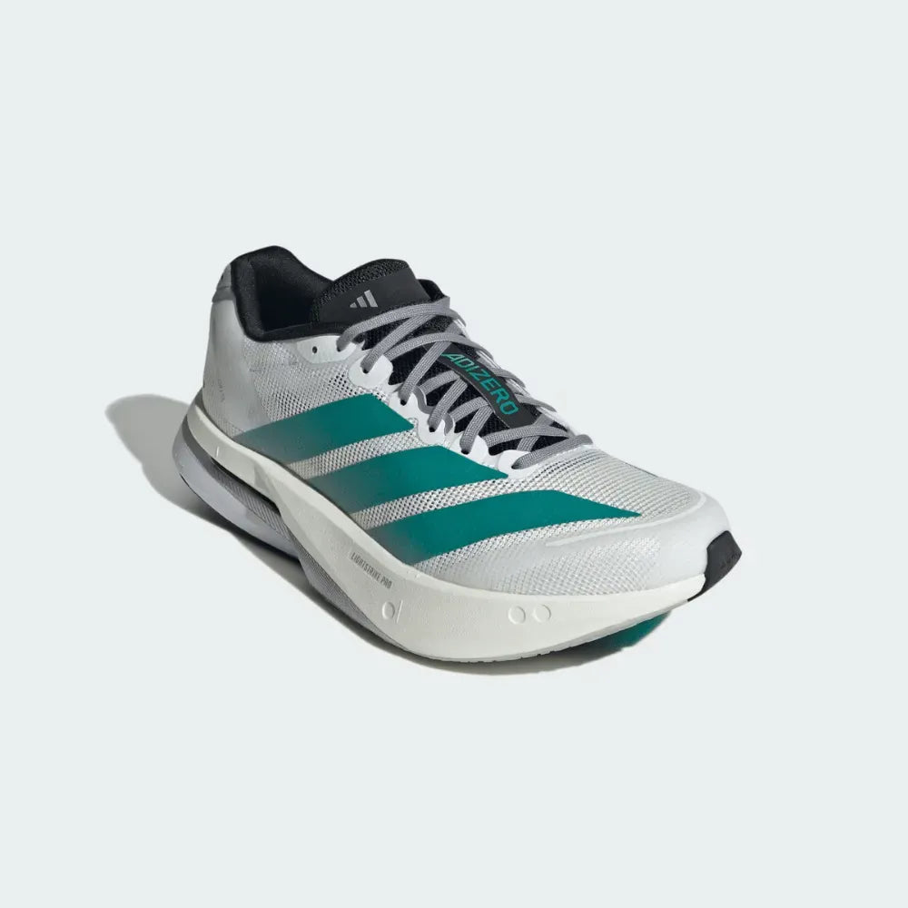 Adizero Boston 13 Cloud White Pure Teal Grey