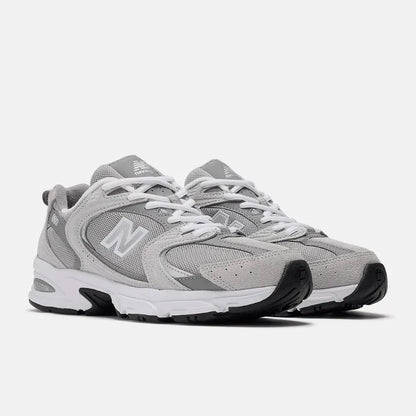 NB 530 Raincloud Shadow Grey Silver Metallic