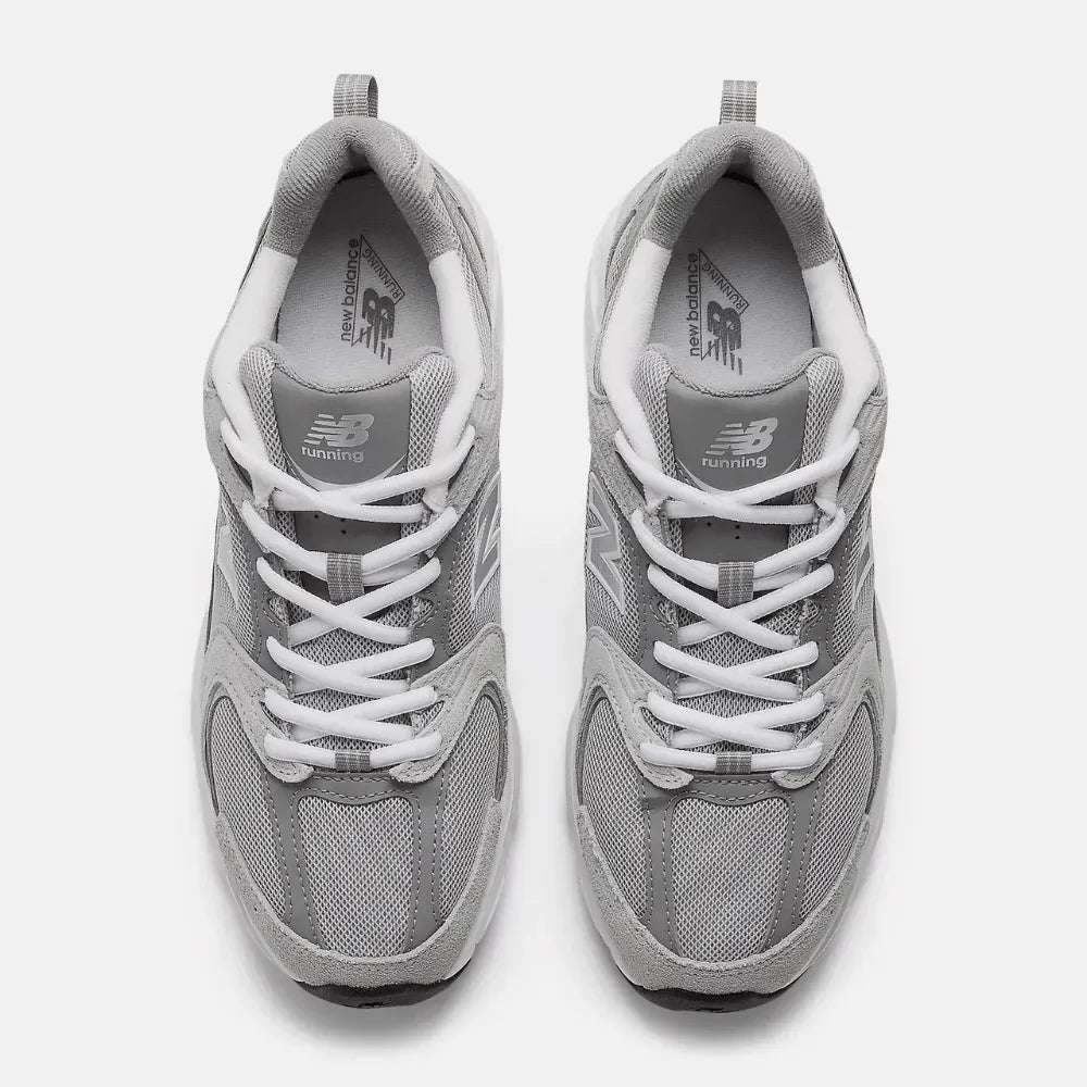 NB 530 Raincloud Shadow Grey Silver Metallic
