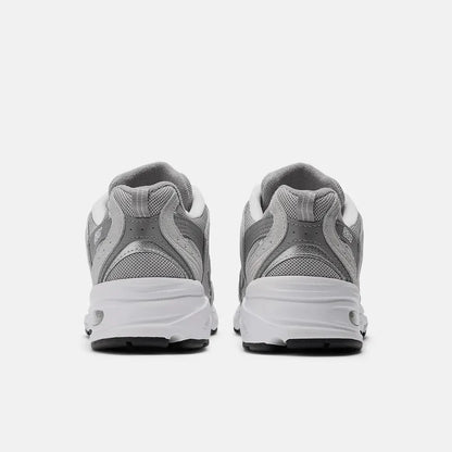 NB 530 Raincloud Shadow Grey Silver Metallic